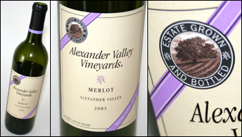 Alexander Valley Vineyards Merlot