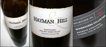 Hayman & Hill Zinfandel