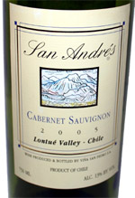 San Andres Cabernet Sauvignon