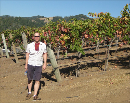 Tim at Rockaway Vineyard